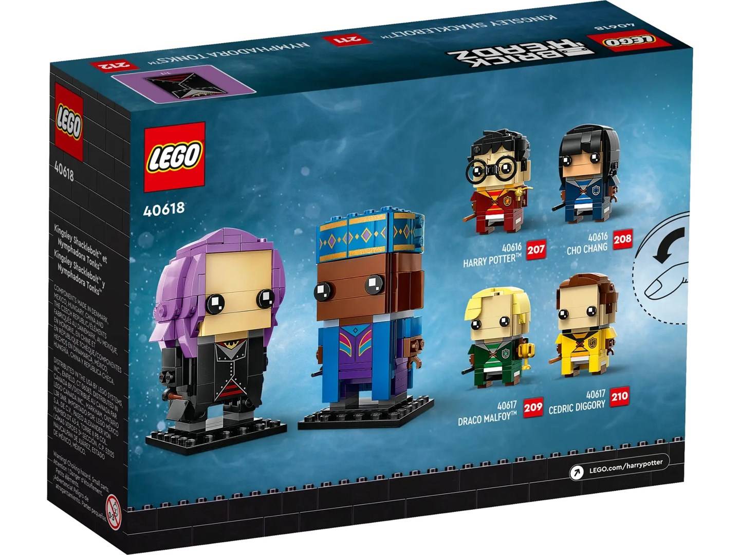 LEGO - BRICKHEADZ HARRY POTTER 40618 KINGSLEY SHACKLEBOLT AND NIMFADORA TONKS-1