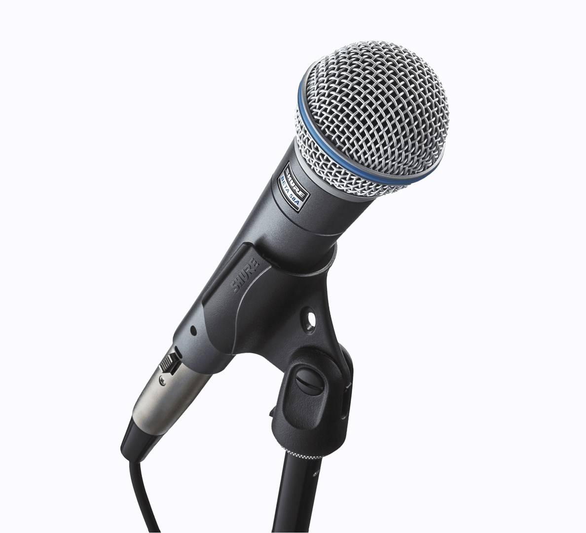Shure Beta 58A - Mikrofon - silberblau-5