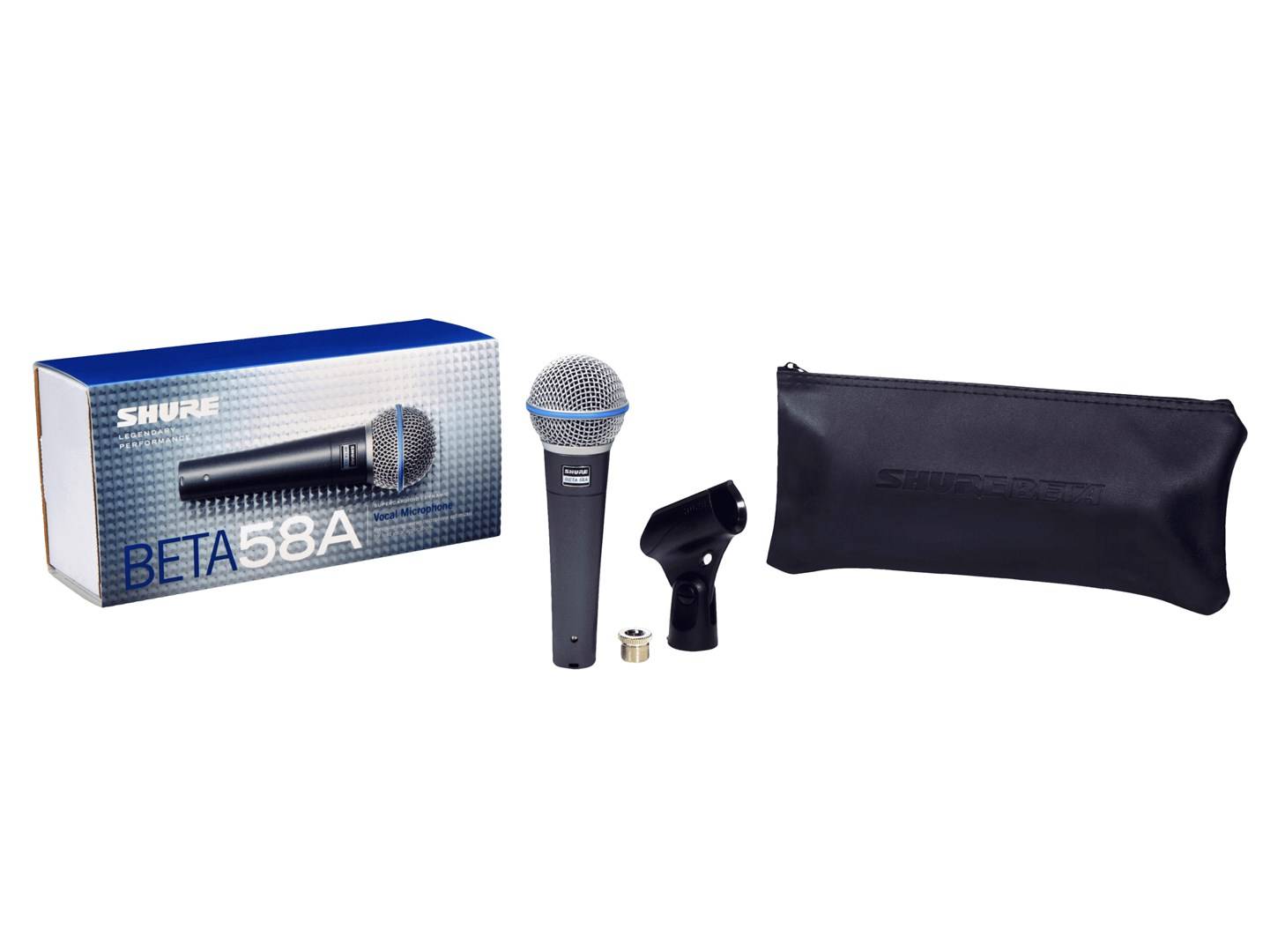 Shure Beta 58A - Mikrofon - silberblau-3