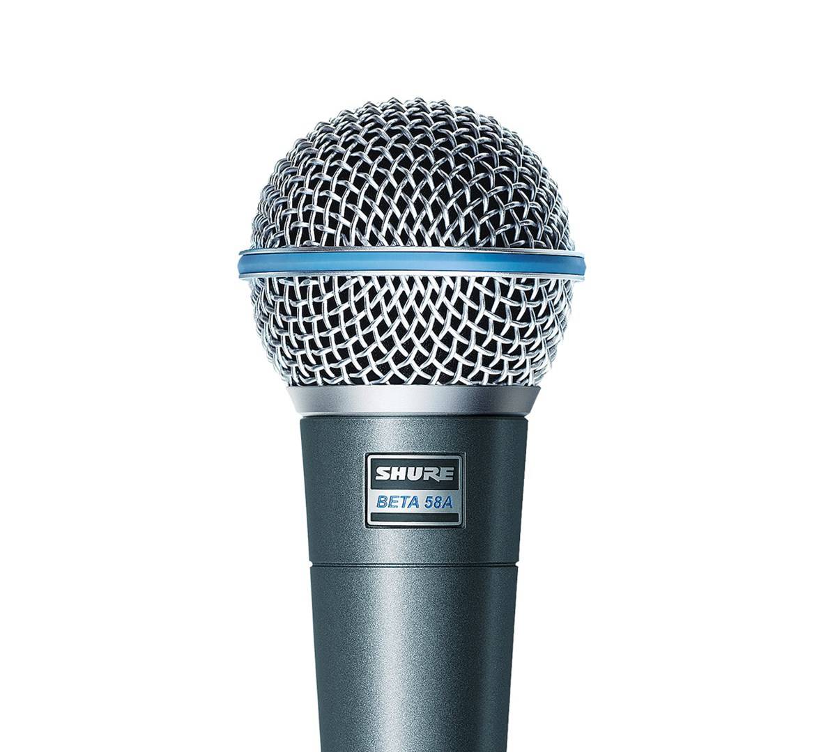 Shure Beta 58A - Mikrofon - silberblau-4