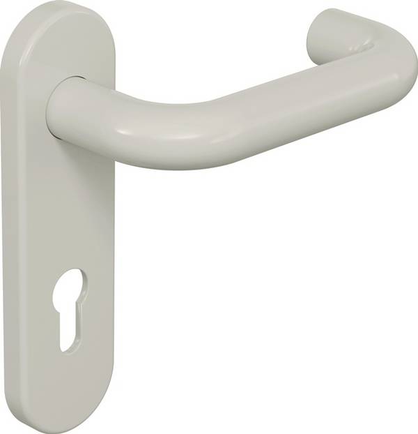 Kurzschildgarnitur 111R01.110 97 Ku.97 PZ rd Drückergrt.HEWI