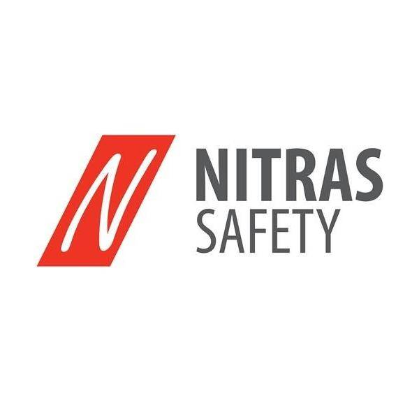 12 Stk. Nitras Handschuhe 03405 Gr.9 weiß/gelb-2