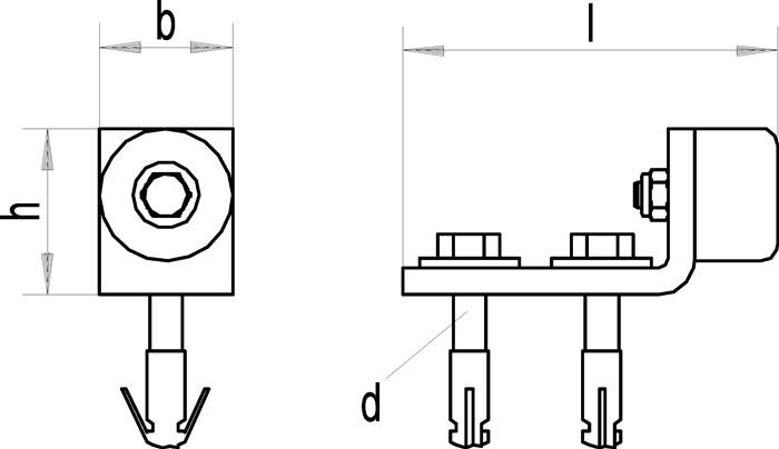 Torpuffer 360 STA verzinkt,gelb 200kg HELM-3