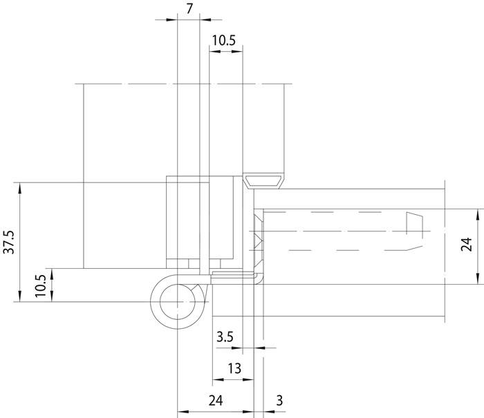 Objektband VARIANT VX 7939 VA ma geb.160kg 18mm DIN L/R gef.Tür SIMONSWERK-6