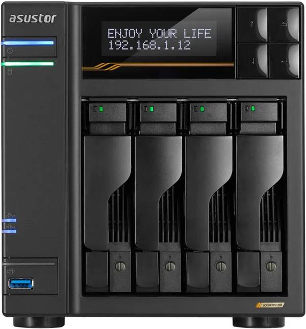 ASUSTOR Lockerstor 4 Gen3 AS6804T 4-Bay