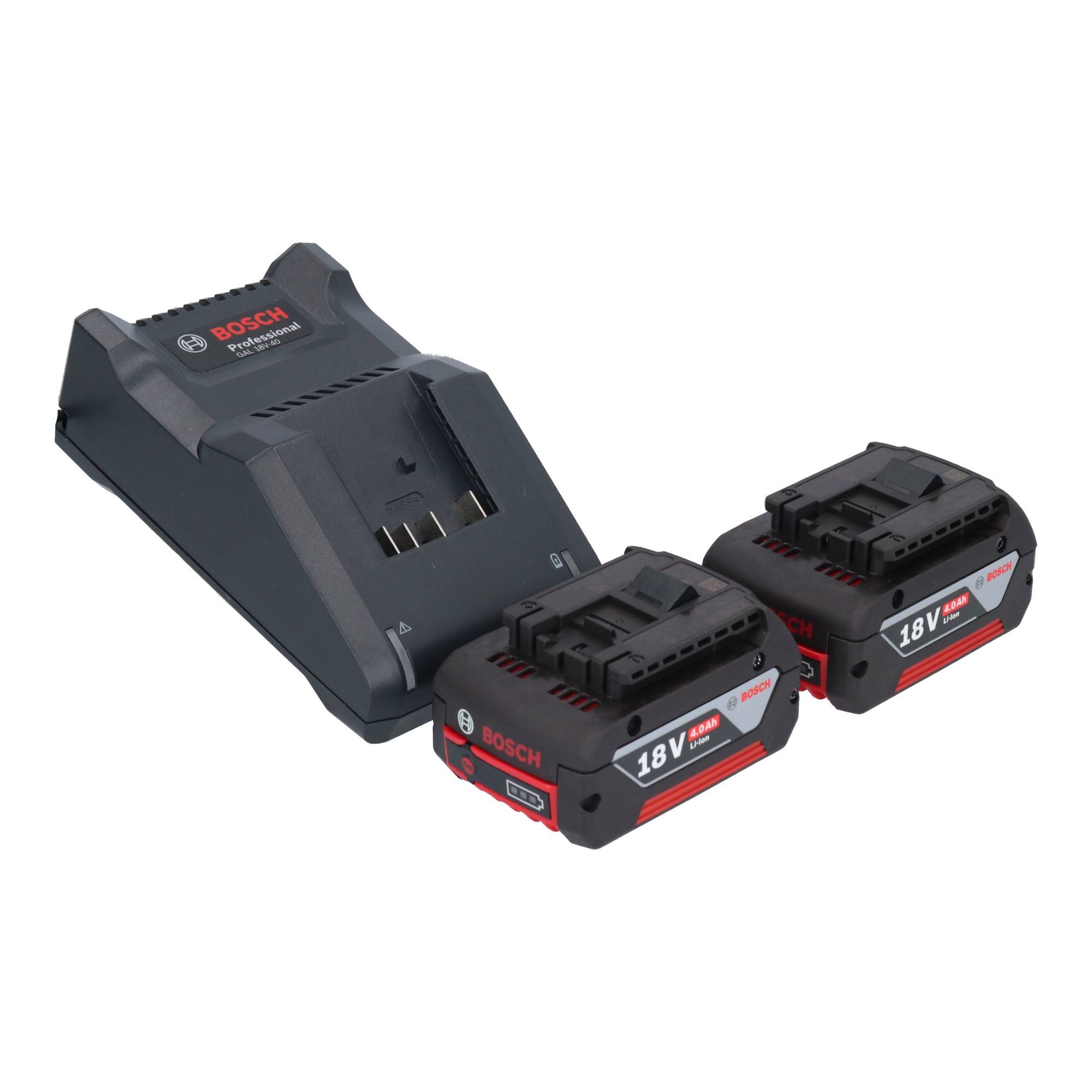 Bosch GST 18V-125 S Professional Akku Stichsäge 18 V 125 mm Brushless + 2x Akku 4,0 Ah + Ladegerät-1