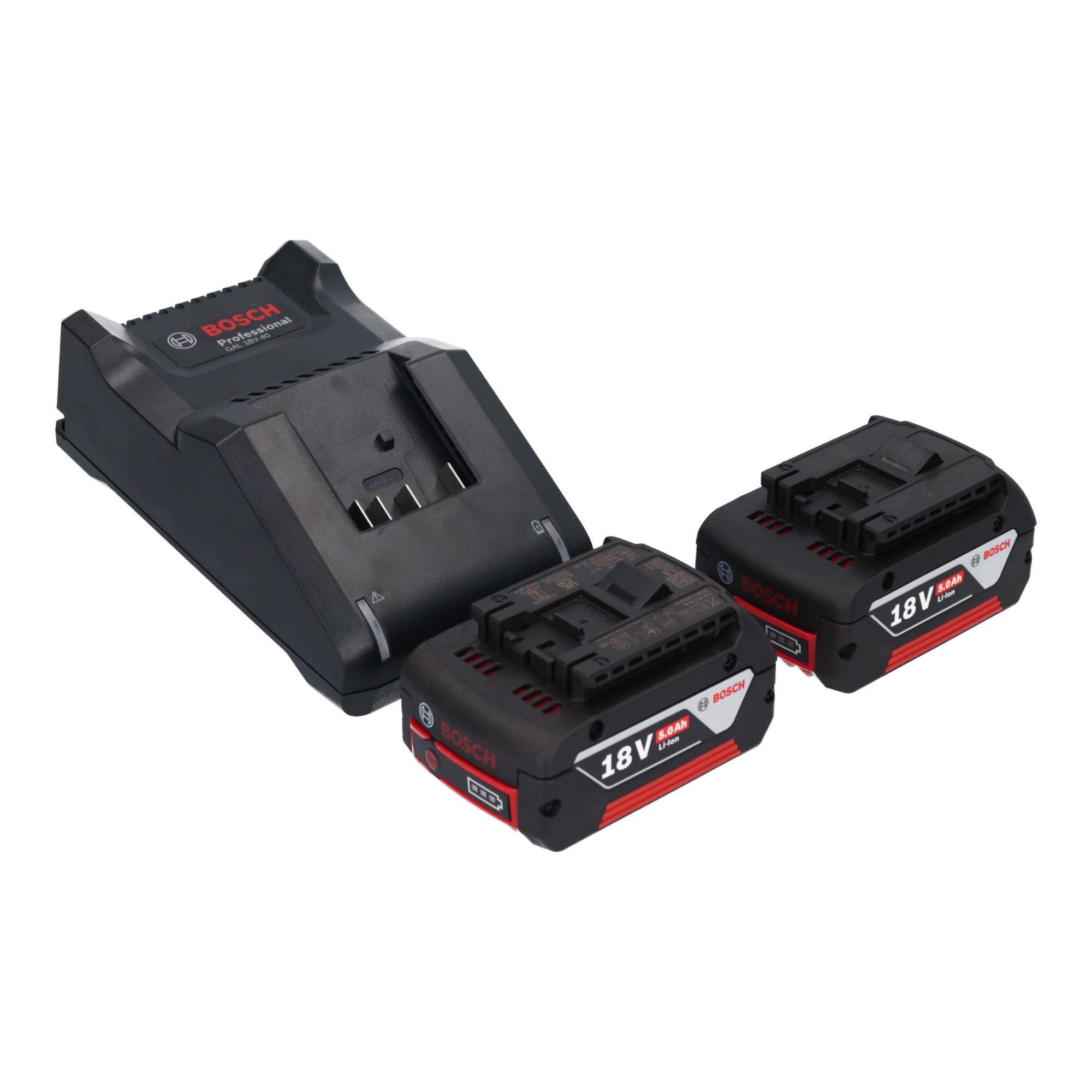 Bosch GST 18V-125 S Professional Akku Stichsäge 18 V 125 mm Brushless + 2x Akku 5,0 Ah + Ladegerät-1