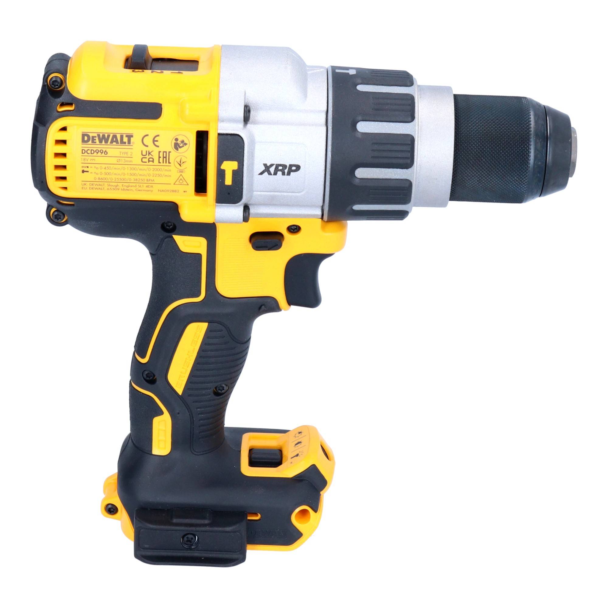DeWalt DCD 996 M2T Akku Schlagbohrschrauber 18 V 95 Nm Brushless + 2x Akku 4,0 Ah + Ladegerät + TSTAK-2