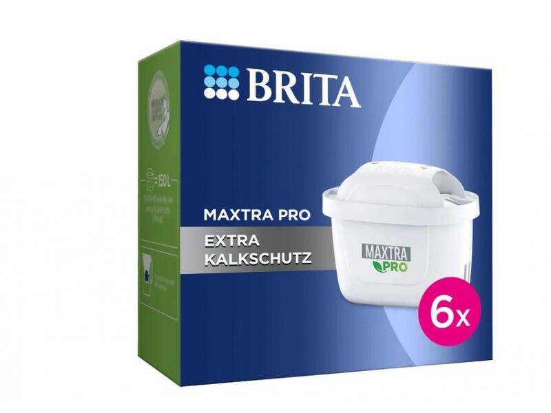 BRITA 6 Stücke Brita Wasserfilterkartusche MAXTRA PRO EXTRA KALKSCHUTZ Filterkartuschen 6er-Pack-0