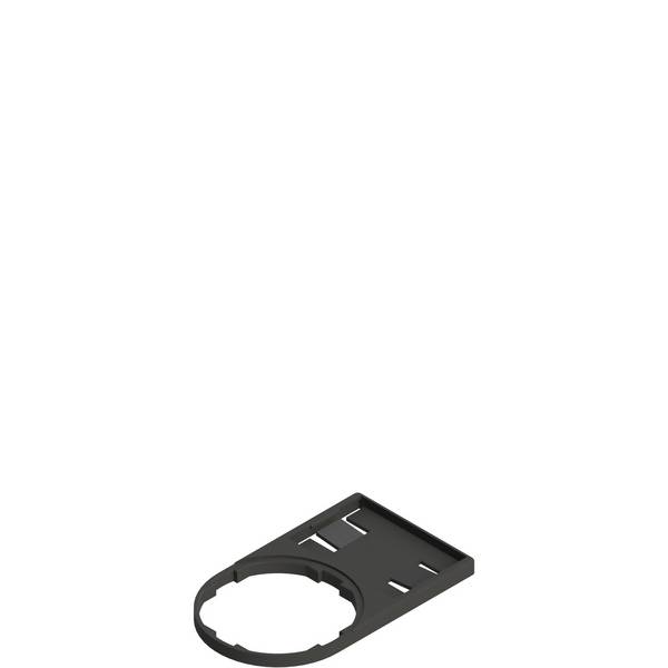 Pizzato VE PT32A00A0 Label holder with shaped hole, for 18x27 mm label, without label