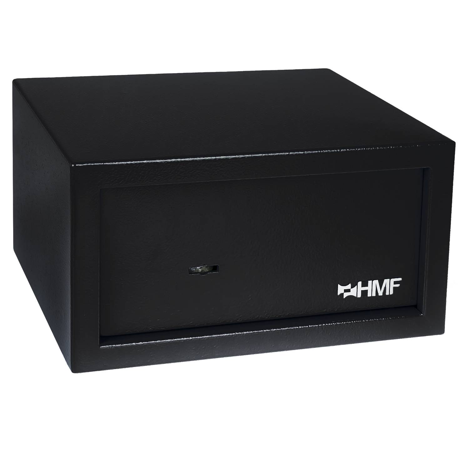 HMF 49217-02 Safe Tresor mit Schlüssel, Möbeltresor, 31 x 17 x 25 cm, Schwarz-1