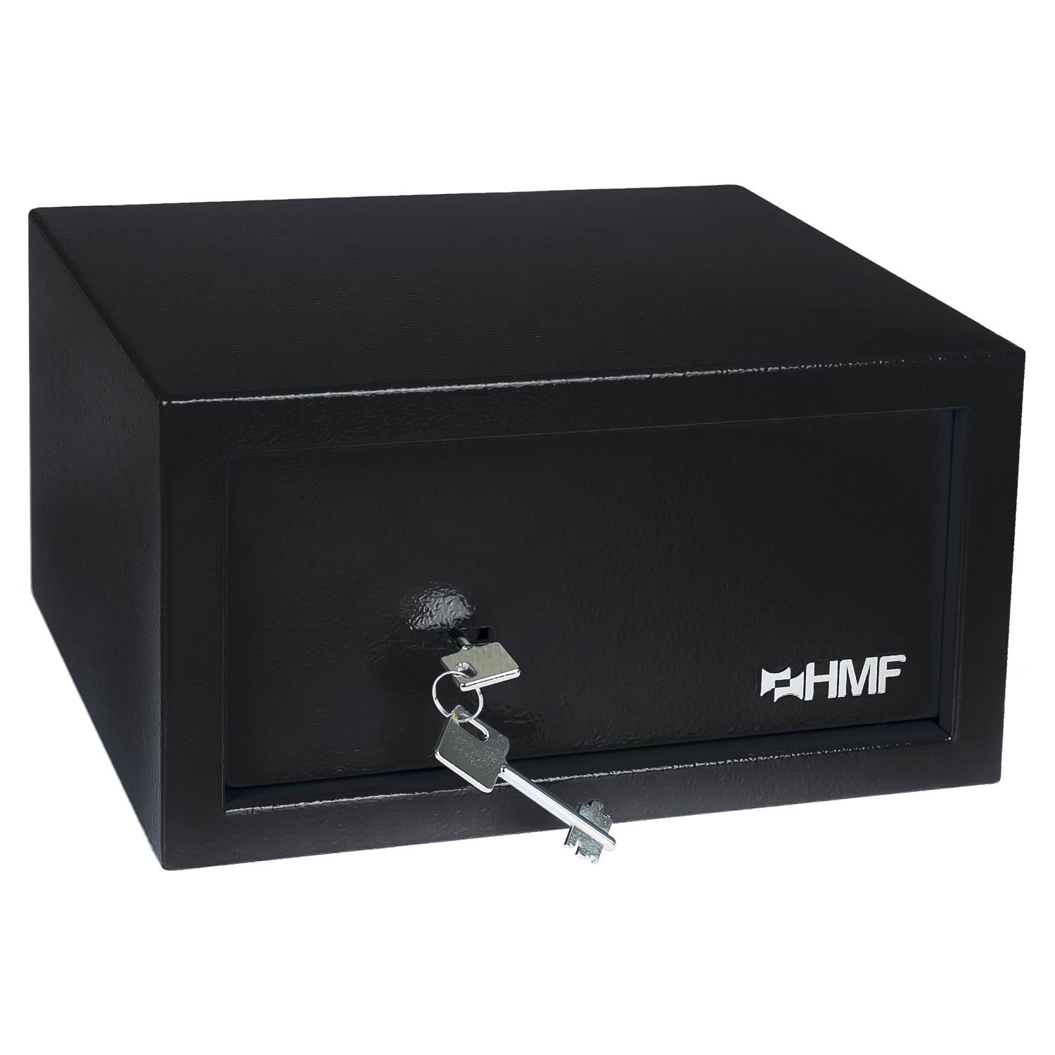 HMF 49217-02 Safe Tresor mit Schlüssel, Möbeltresor, 31 x 17 x 25 cm, Schwarz-4