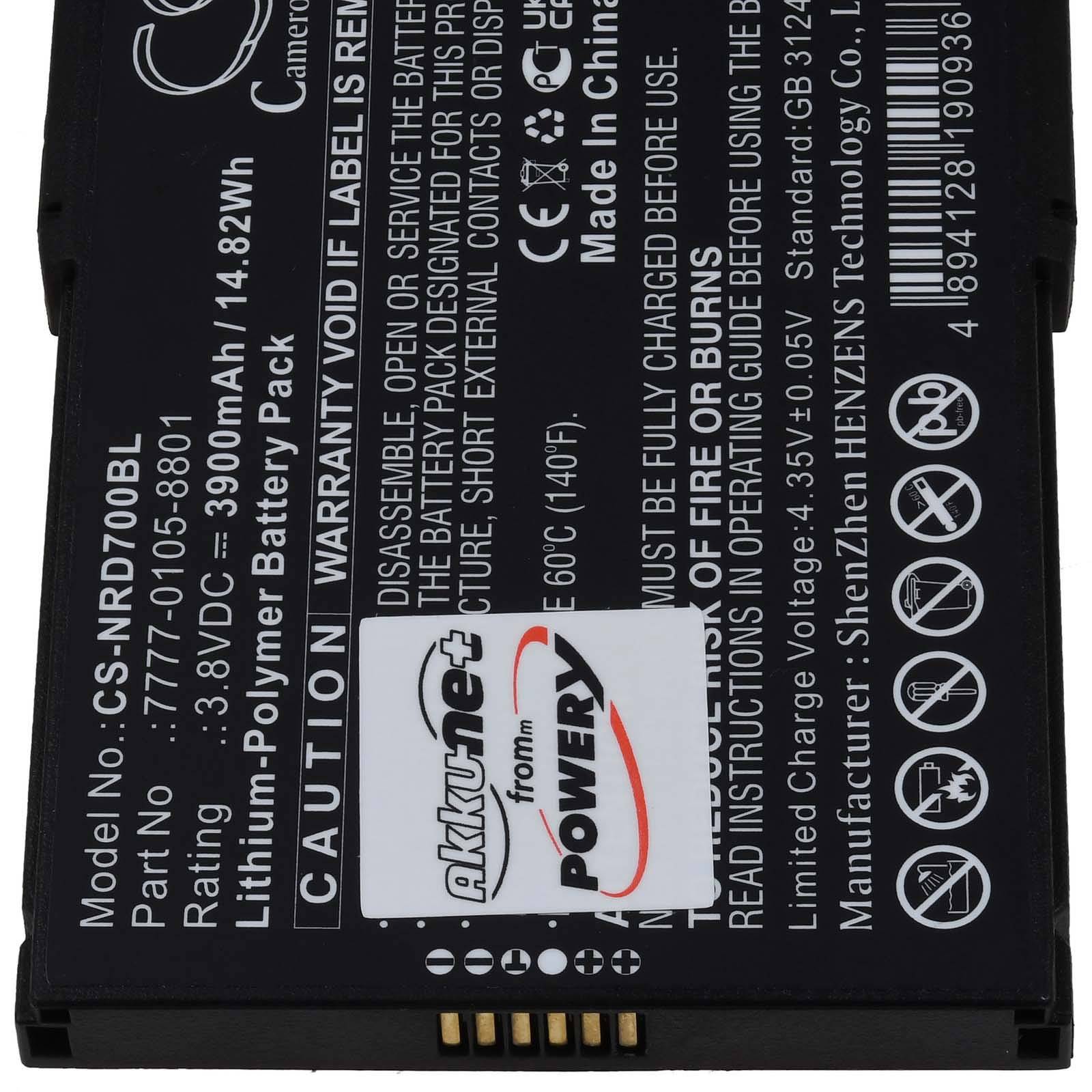 Akku für NCR Orderman 7 7 MSR Barcode-Scanner, 3,8V, Li-Polymer-2