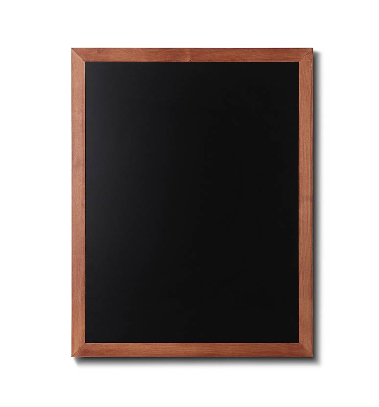 Showdown Kreidetafel Natura - 70x90cm - Flacher Rahmen - Holz - Hellbraun-4