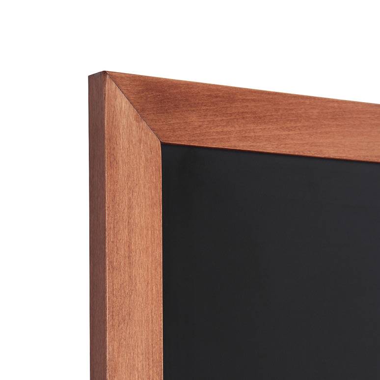 Showdown Kreidetafel Natura mit flachem Rahmen - 50x60cm - Holz - Hellbraun-1