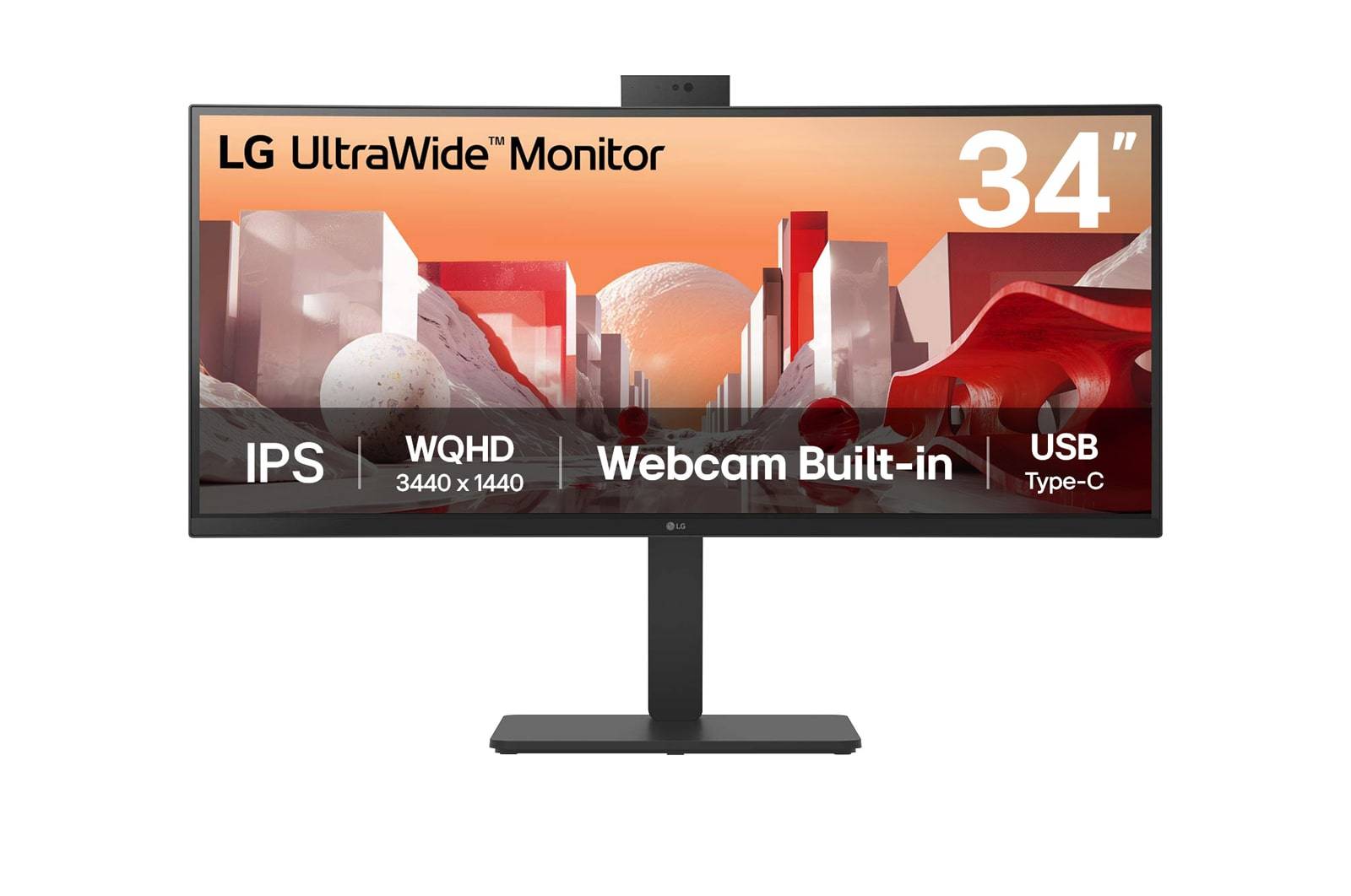 LG 34" 34BA85QE-B Curved UWQHD HDMI DP USB 3440x1440-0