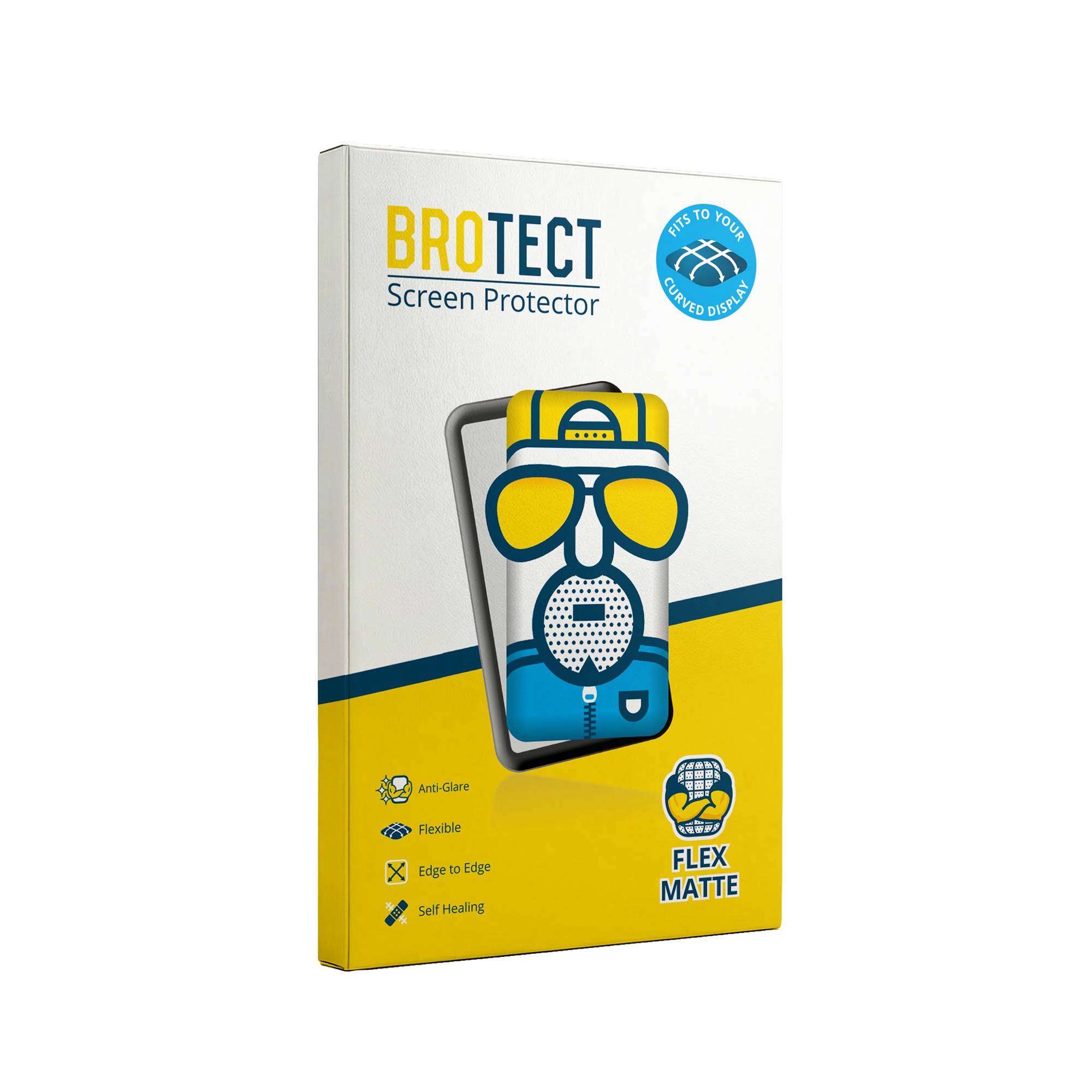 2x BROTECT Flex Full Screen Schutzfolie für Samsung Galaxy A27 5G Full-Screen 3D Curved Anti-Reflex Matt Entspiegelt-6