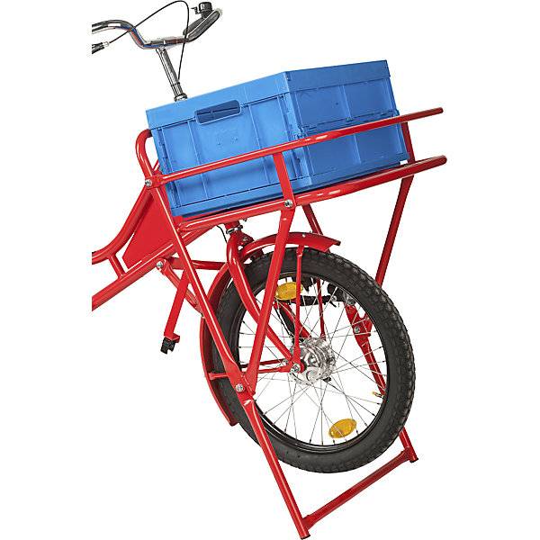 Lastenfahrrad CLASSIC Stahl Traglast 140 kg rot. Lindner Spezialfahrräder Markus Lindner 83048049-4