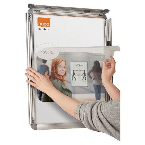 Plakatrahmen DIN A3 33,5x45,8x1,7cm silber-1