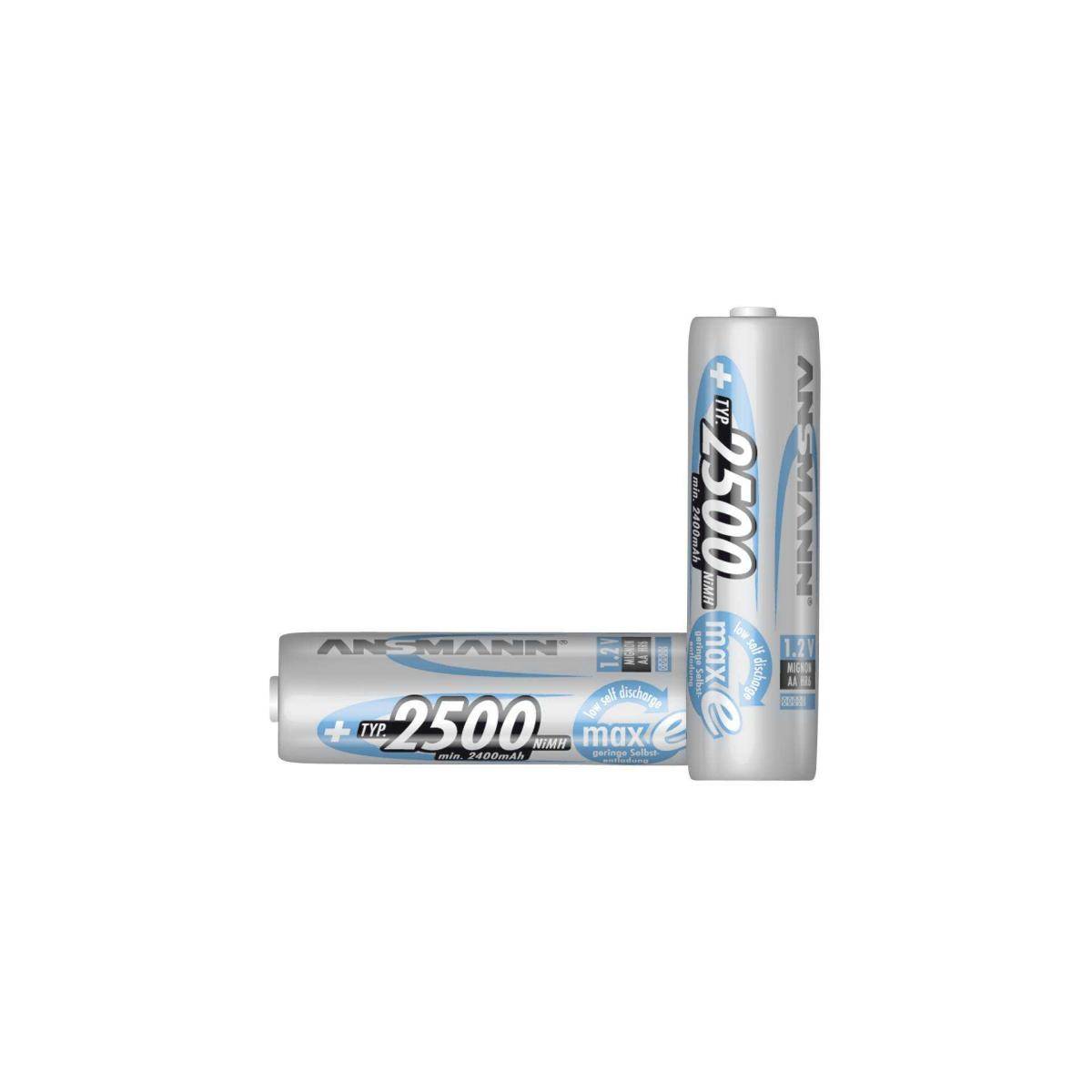 ANSMANN maxE plus - Batterie 2 x AA-Typ - NiMH - (wiederaufladbar) - 2500 mAh-1