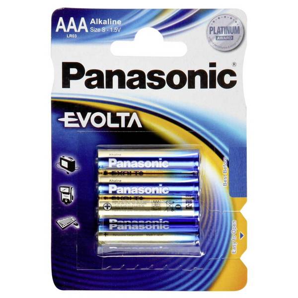 Panasonic Evolta LR03EGE/4BP - Batterie 4 x AAA