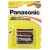 PANASONIC Batterie AlkalinePower4Micro Blister