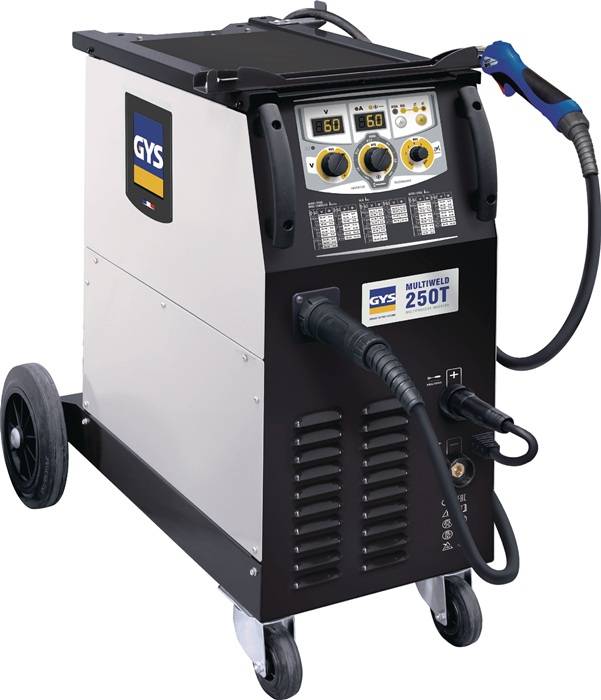 MIG/MAG-Schweißanlage MULTIWELD 250T m.Zub.40-250 A gasg.GYS-0