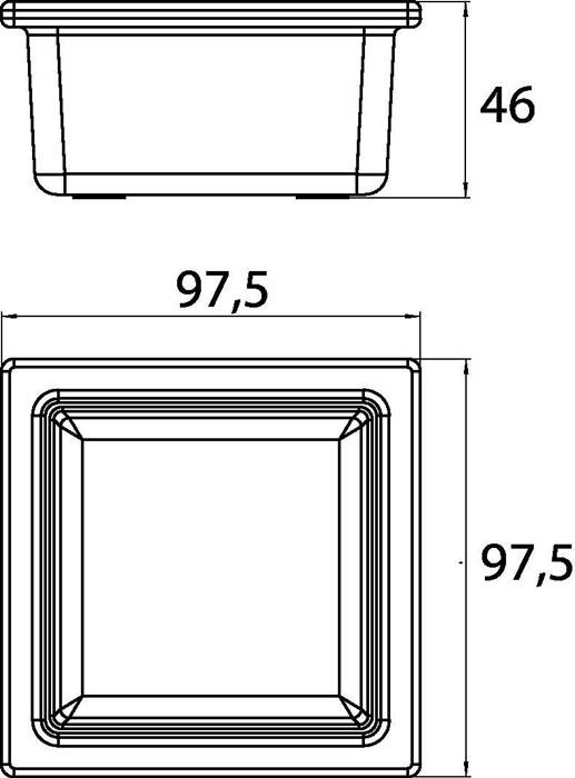 Emco EC Glasschale liaison 00000 für Reling-3