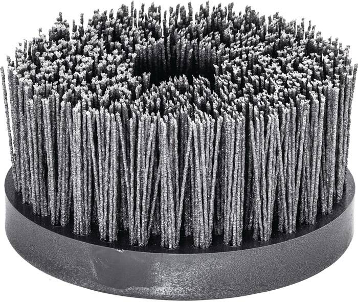 Tellerbürste D.130mm M14 SiC Schleifborsten K.80 2500min-¹ LESSMANN-0