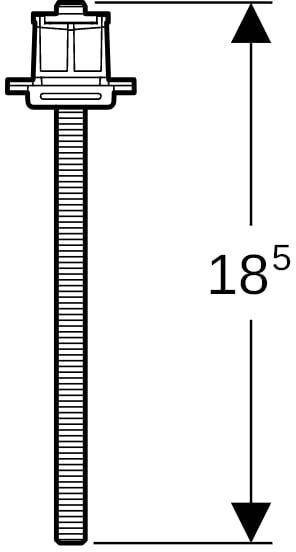 Geberit Fußverlängerung für Setaplano, 2 Stück-4