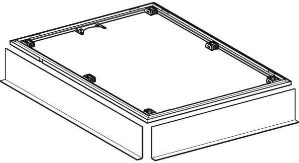 Geberit Installationsrahmen für Setaplano über 1000mm 1500x800mm-5