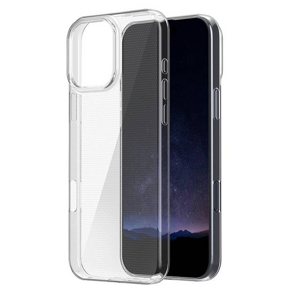 Cadorabo Hülle für Apple iPhone 16 PRO MAX Schutz Hülle in Transparent Schutzhülle TPU Silikon Cover Etui Case