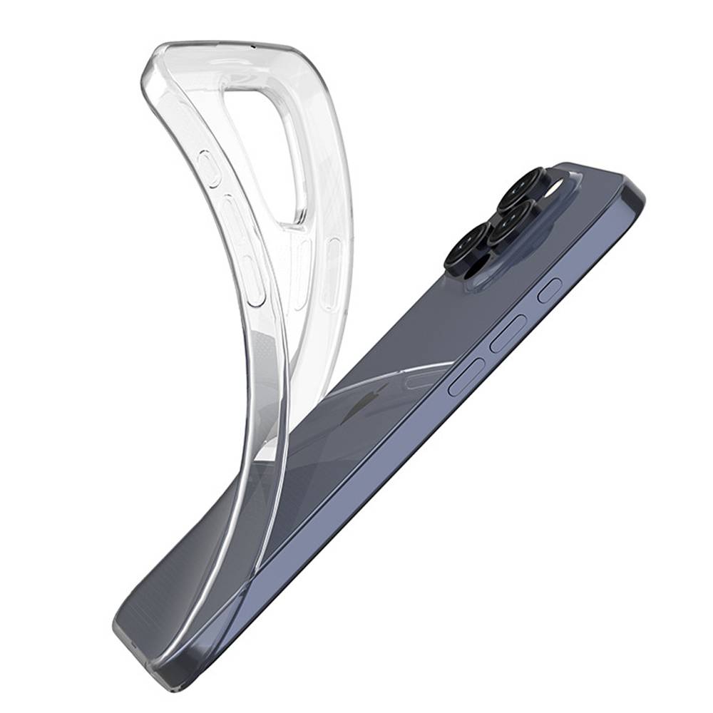 Cadorabo Hülle für Apple iPhone 16 PRO MAX Schutz Hülle in Transparent Schutzhülle TPU Silikon Cover Etui Case-3