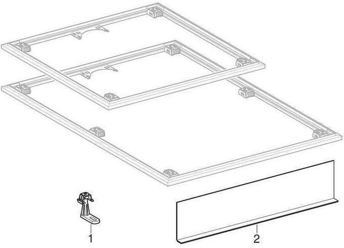 Geberit Installationsrahmen für Setaplano bis 1000mm 900x1000mm-2