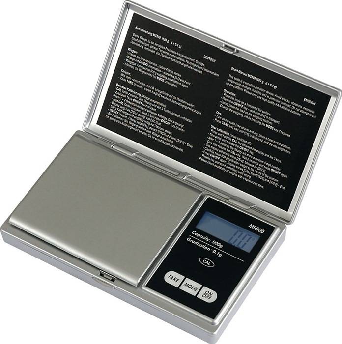 Taschenwaage Robust LCD 500g PESOLA-0