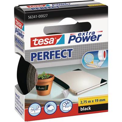 Gewebeband ext.Power® 56341 schwarz L.2,75m B.19mm Rl.TESA-0