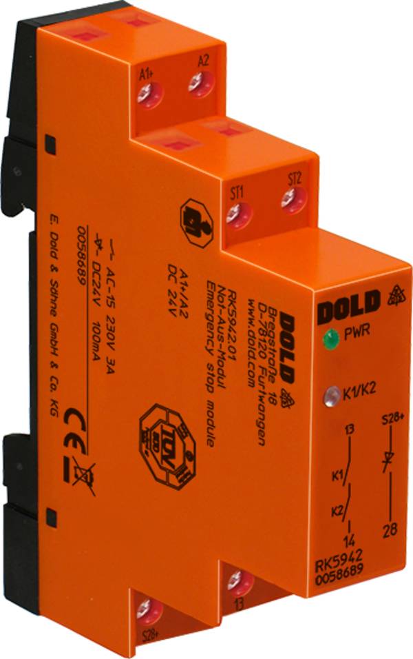 DOLD RK5942.01 DC24V, Not-Aus-Modul, RK 5942