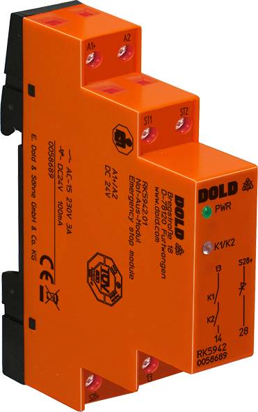 DOLD RK5942.01 DC24V, Not-Aus-Modul, RK 5942-1