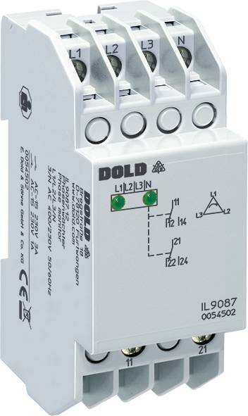 DOLD IL9087.12 3AC50/60HZ 400/230V, Phasenwächter, IL 9087-1
