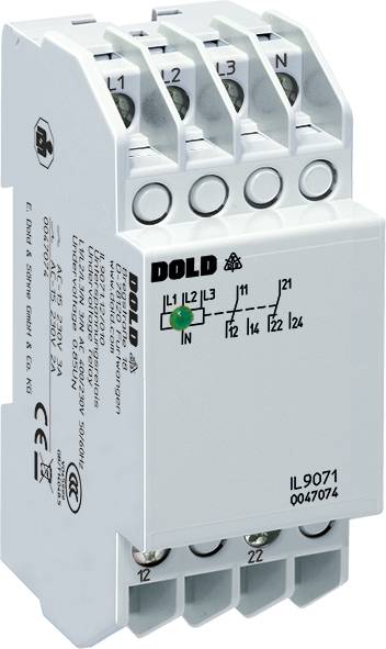DOLD IL9071.12 3/N AC400/230V 0,85UN4%, Unterspannungsrelais, IL 9071-2