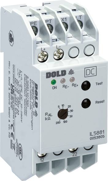 DOLD IL5881.12/100 DC12-280V 5-200K-OHM, Isolationswächter, IL 5881-1