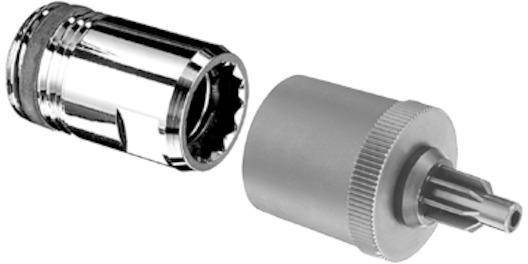 SCHELL Adapter QUICK Stecktechnik Schaftlänge 55, 1/2Zoll, ASAG, chrom-1