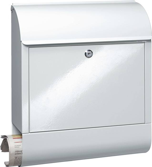 Briefkasten Scandic 825 W H.460mm B.380mm T.125mm weiß STA DIN C4 BURG-WÄCHTER-0