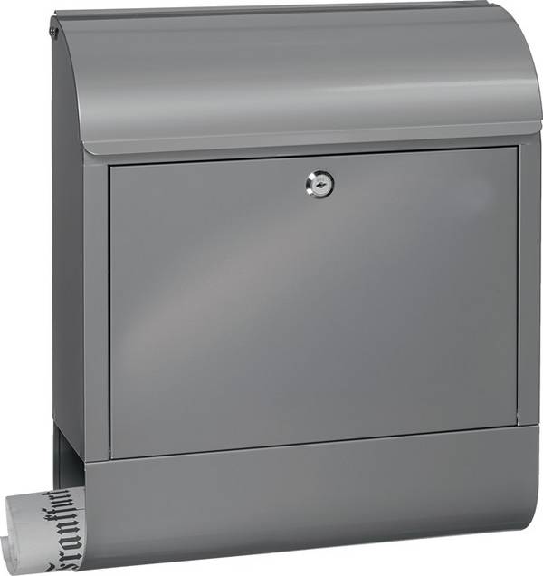 Briefkasten Scandic 825 Si H.460mm B.380mm T.125mm silb. STA DIN C4 BURG-WÄCHTER