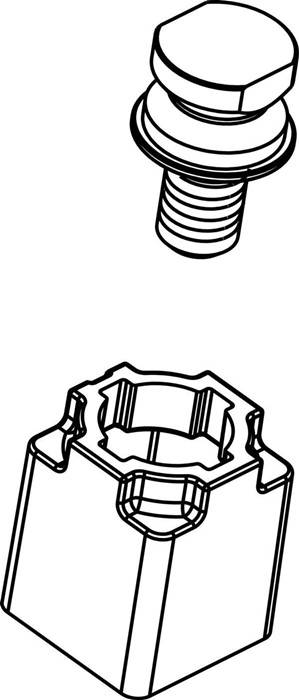 Ideal Standard IS Einsatz für Griff und Schraube-3