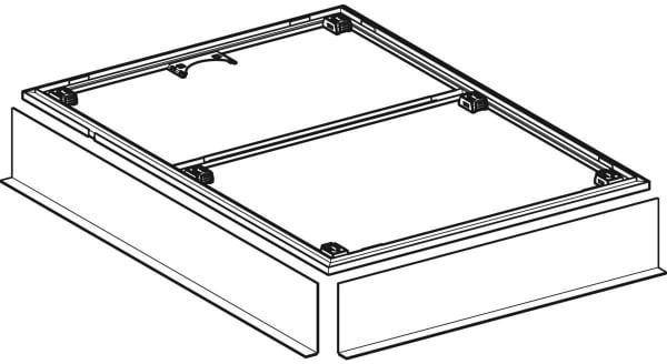 Geberit Installationsrahmen für Setaplano über 1000mm 1400x900mm-5