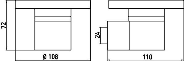 Emco Seifenhalter SYSTEM 2 Wandmodell, Kristallglas klar chrom-3