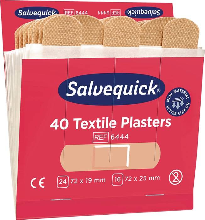 Pflasterstrips Salvequick elastisch 6 Nachfüllpack je 40 St.SALVEQUICK-0