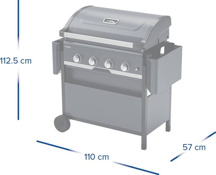 Camping Gaz Select 4 L Gasgrill 4 Flammen Speditionsversand-4