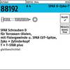 Holzbauschraube R 88192 ZYLKO T-STAR 6x100/40-T A 4 CUT-Sp. 100St. SPAX